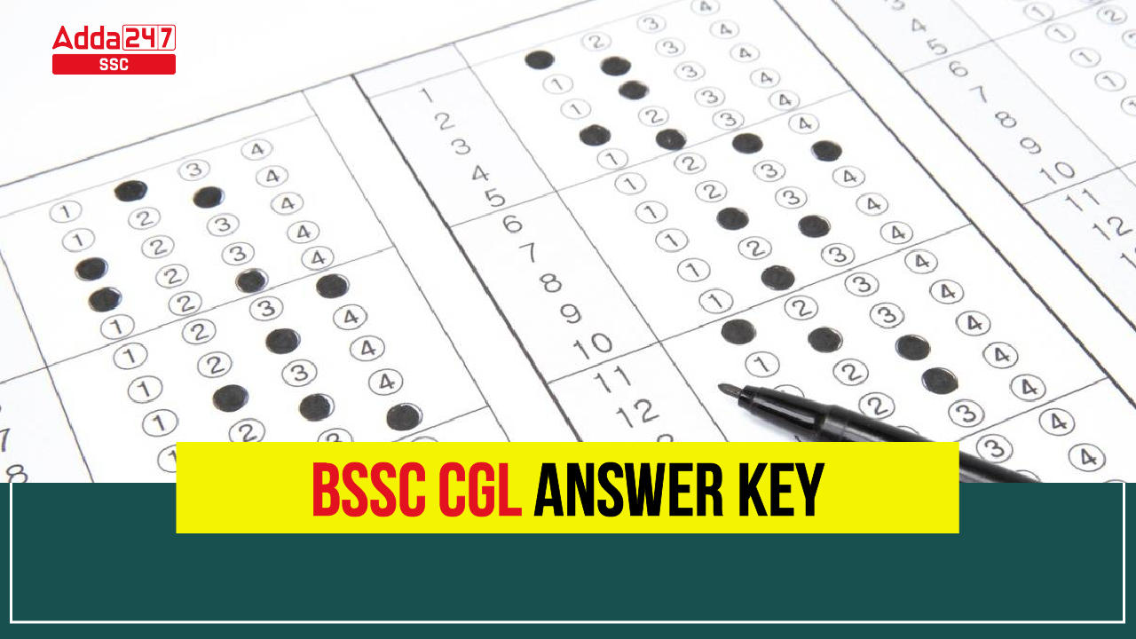 BSSC CGL Answer key 2023, Download Link Response Sheet PDF_40.1