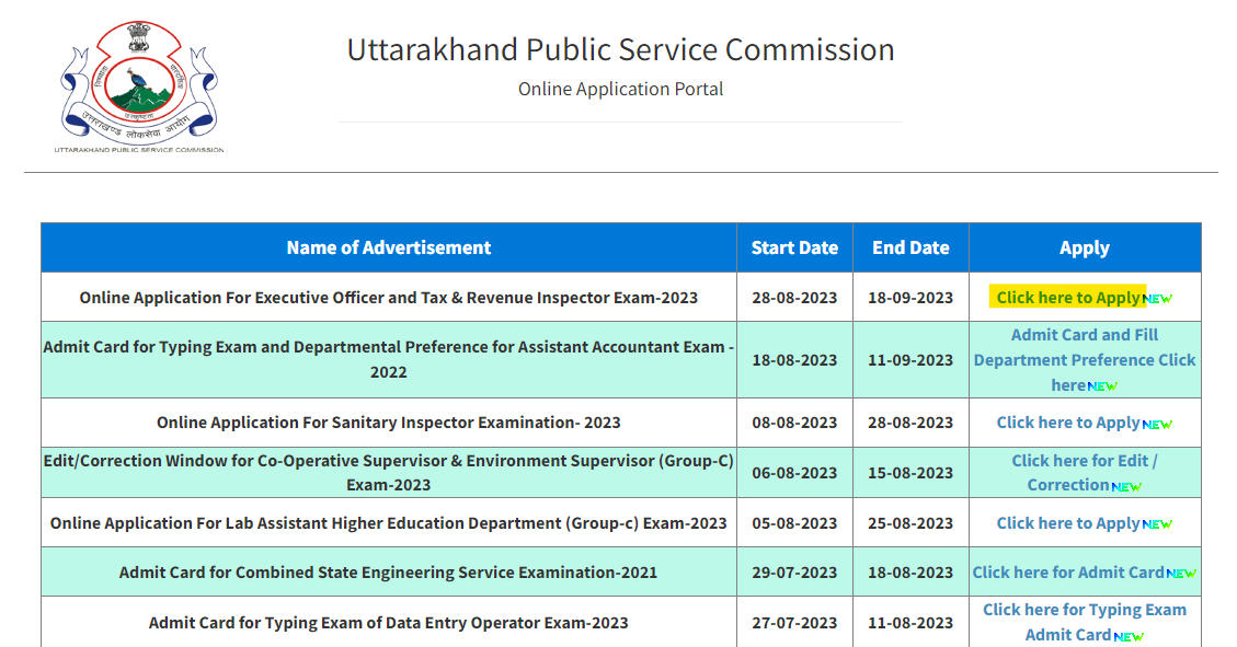UKPSC EO and Revenue Inspector Recruitment 2023, Last Date To Apply_5.1