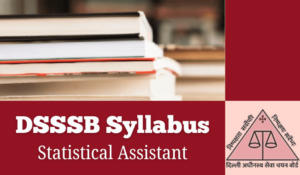 DSSSB Statistical Assistant Syllabus