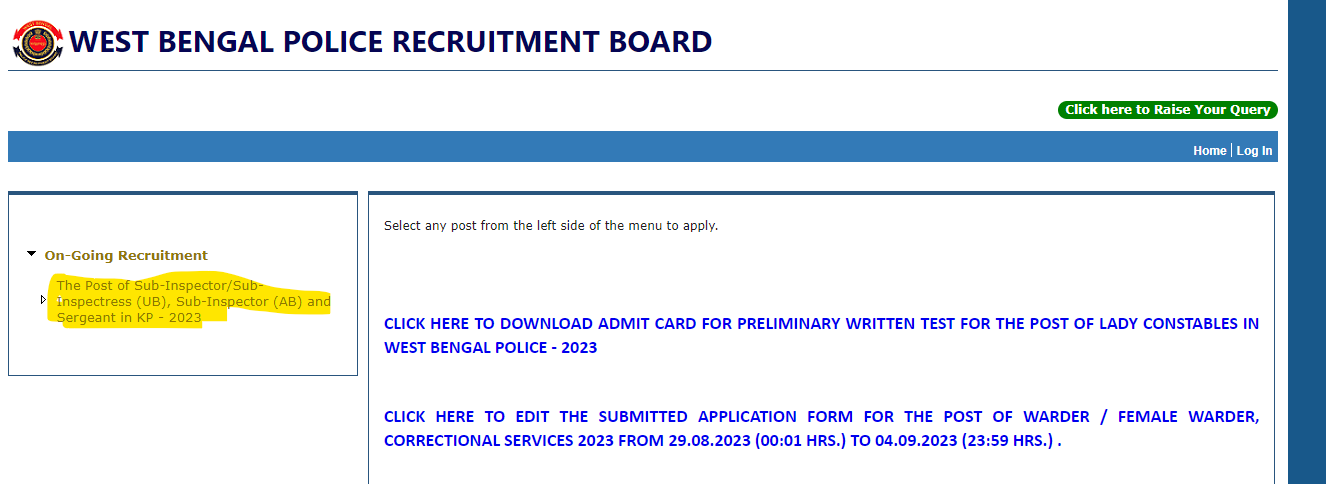 Kolkata Police SI Recruitment 2023, Apply Online Starts for 169 Posts_6.1