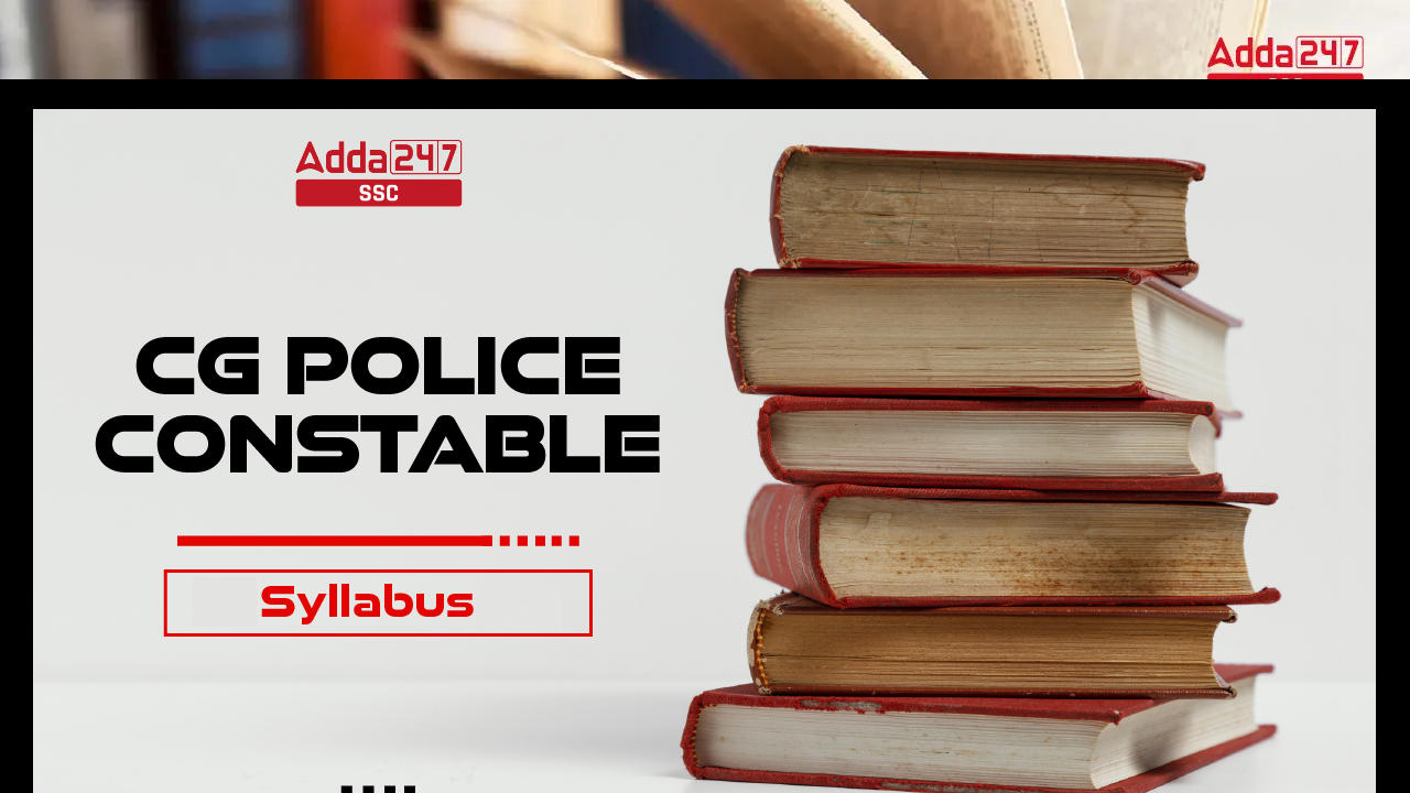 cg police syllabus