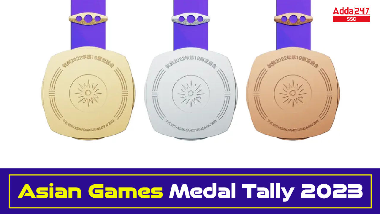 Asian Games Medal Tally 2023, Check country Wise Medals List