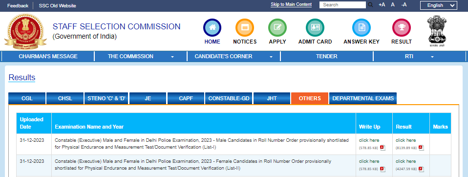 दिल्ली पुलिस कांस्टेबल परिणाम 2023 जारी, डाउनलोड करें मेरिट लिस्ट की PDF_40.1