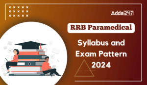 RRB Paramedical Syllabus 2024 and Exam Pattern