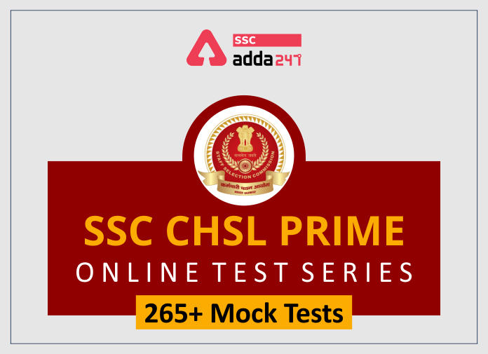 SSC CHSL Prime 2022 Online Test Series, अब सबसे कम कीमतों पर, पाएं 20% की छूट, कोड-PRIME_40.1