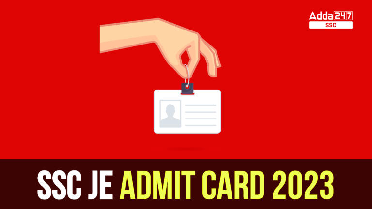टियर 1 के लिए SSC JE एडमिट कार्ड 2023 जारी, डाउनलोड करें क्षेत्रवार लिंक_40.1