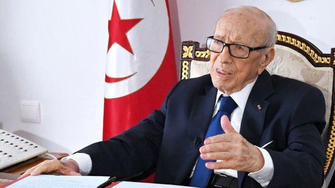 Tunisia's first democratically elected president Essebsi passes away_40.1