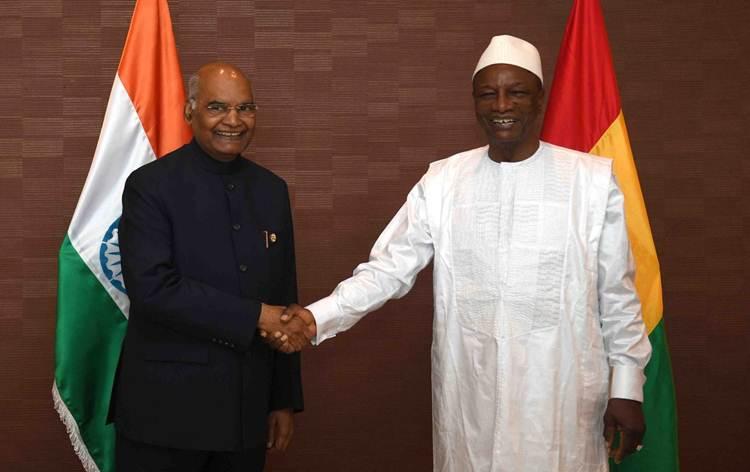 President Kovind honoured with the highest award of Republic of Guinea_40.1