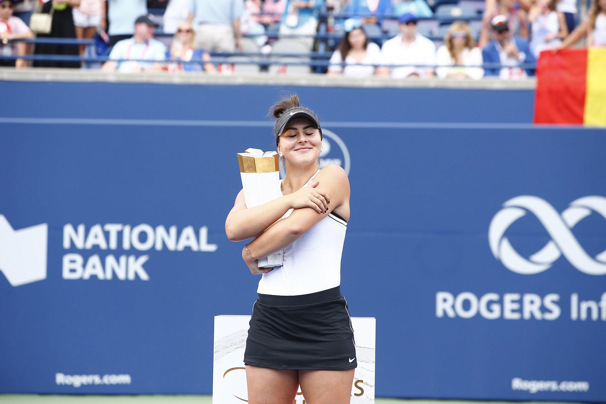 Canadian teenager Bianca Andreescu wins Rogers Cup 2019_40.1