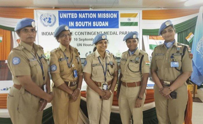 5 Indian women police officers honoured by UN_40.1