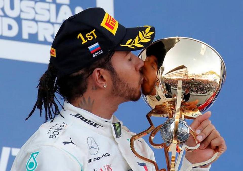 Mercedes' Lewis Hamilton won 2019 Russia F1 Grand Prix_40.1