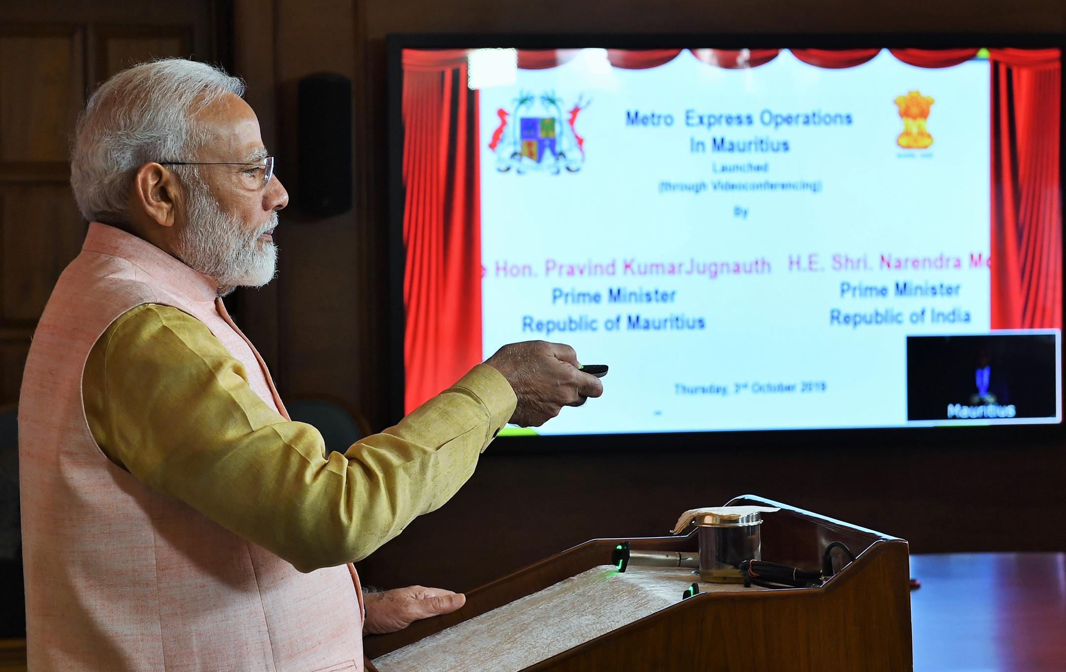 PM of India & Mauritius jointly inaugurated projects in Mauritius_40.1