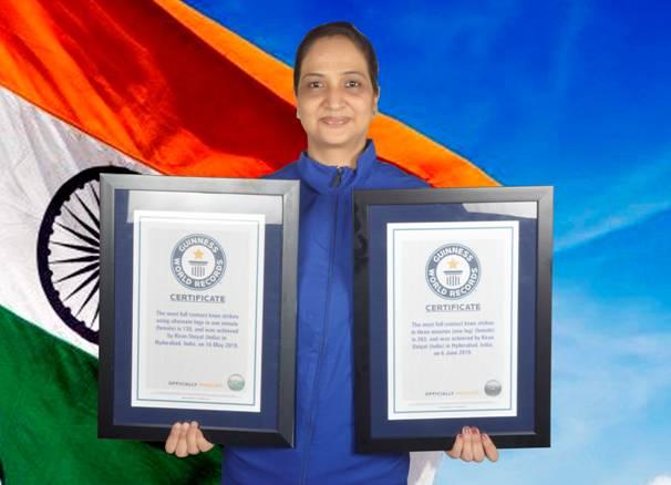 Kiran Uniyal, w/o a serving Colonel of Indian Army sets Guinness World Records_40.1