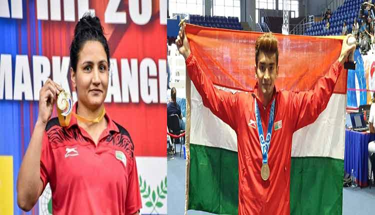 Shiva Thapa, Pooja Rani clinch gold in Olympic Test event for Boxing_40.1