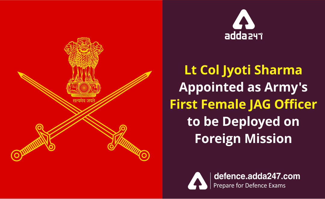Lt Col Jyoti Sharma appointed as Army's first female JAG officer_40.1