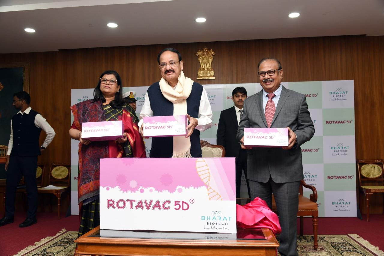 VP Naidu launches new Rotavirus vaccine: ROTAVAC-5D_40.1