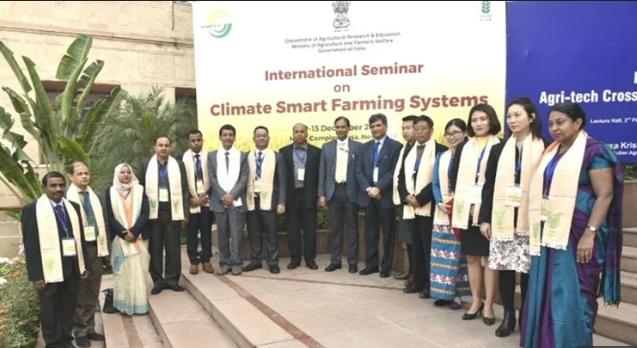 The  'International Seminar on Climate Smart Farming Systems' for BIMSTEC countries began in New Delhi._40.1
