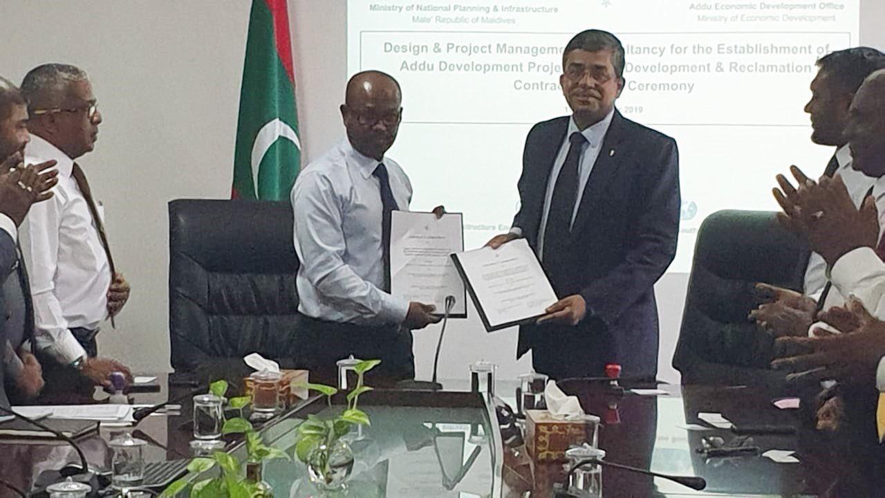 Maldives signs contract with JV of Indian companies for development of Addu_40.1