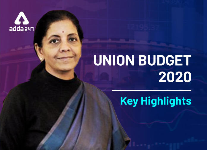Union Budget 2020-21 is being presented by FM Nirmala Sitharaman_30.1