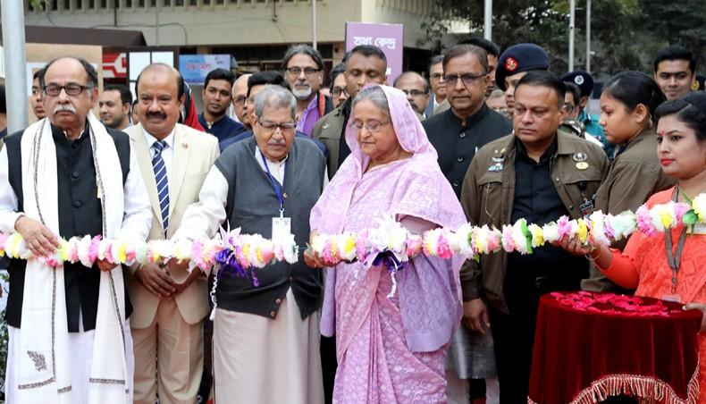 Bangladesh's PM Sheikh Hasina inaugurates "Ekushey Book Fair"_50.1
