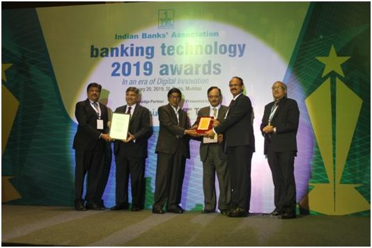 South Indian Bank bagged two awards at the Banking Technology 2019 awards by IBA_50.1