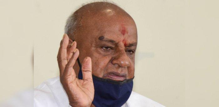 Former PM HD Deve Gowda Takes Oath as Rajya Sabha MP_50.1