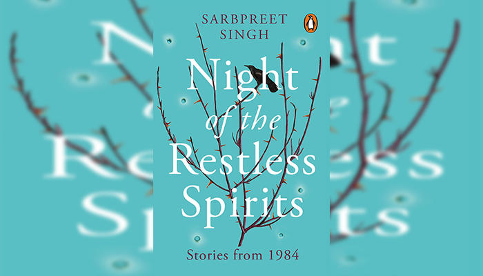 A book titled "Night of the Restless Spirits" authored by Sarbpreet Singh_40.1