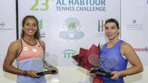 Indian Tennis player Ankita Raina wins ITF doubles title in Dubai_4.1