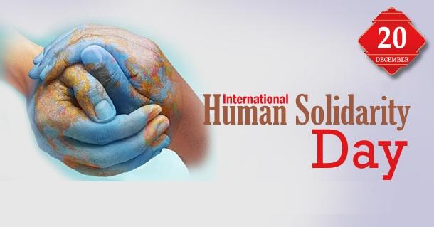 International Human Solidarity Day: 20 December