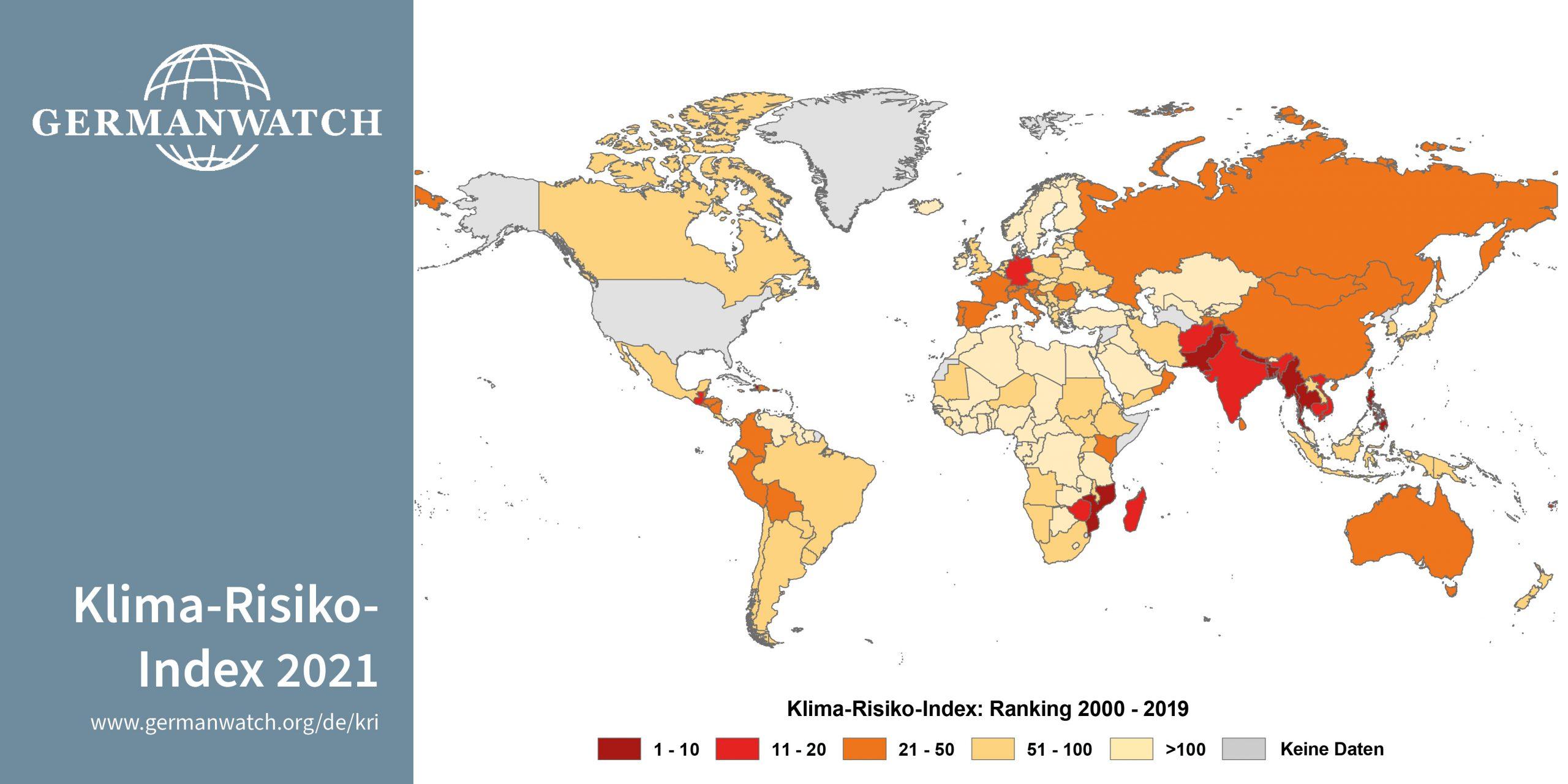 India Ranks 7th in Global Climate Risk Index 2021 of Germanwatch_50.1