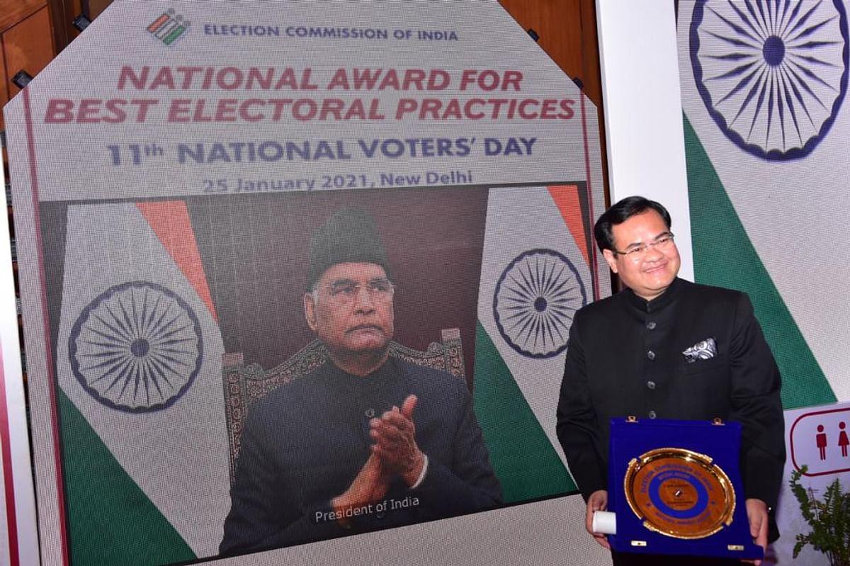 Meghalaya wins National Award for Best Electoral Practices 2020_30.1