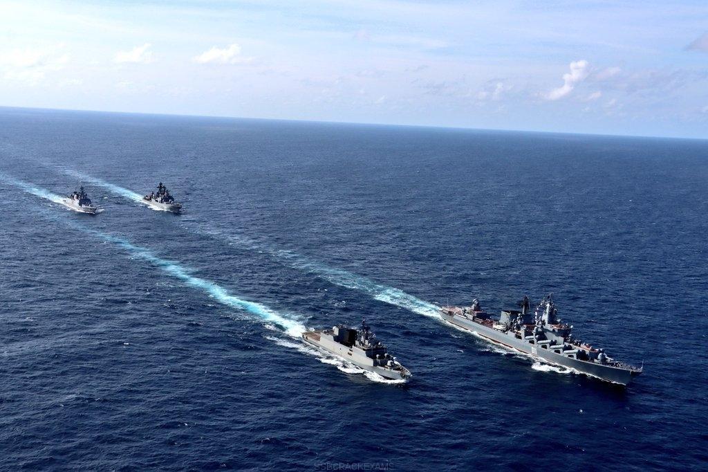 Indian Navy undertaking exercise "TROPEX" in Indian Ocean Region_30.1