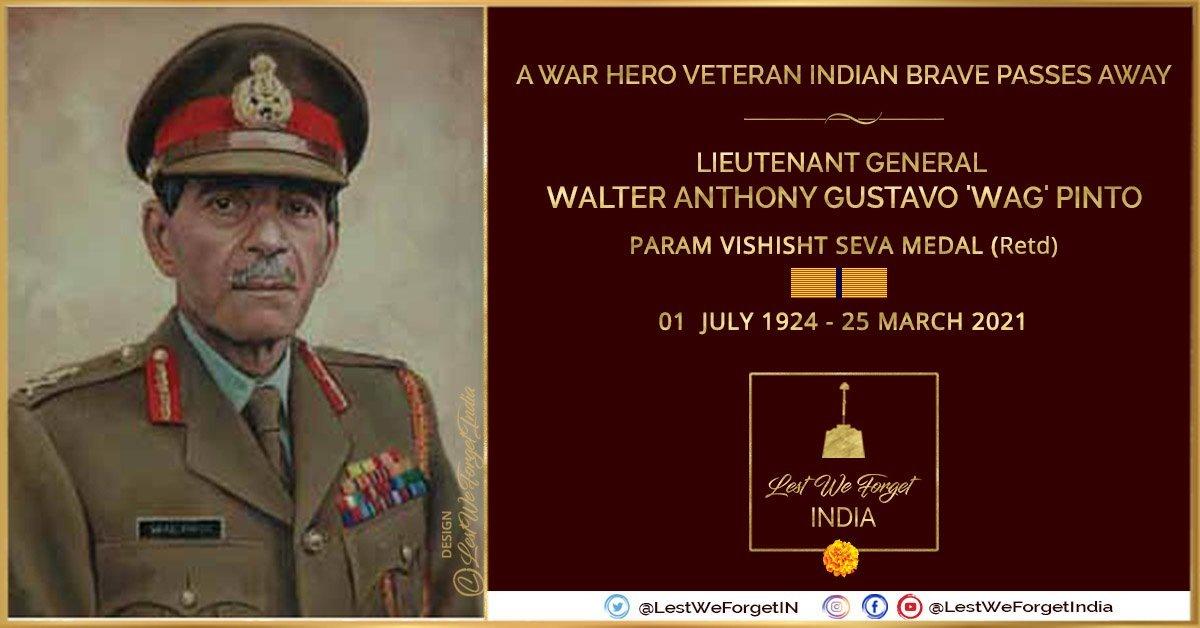 1971 Battle of Basantar hero, Lt Gen Pinto (retd) passes away_30.1