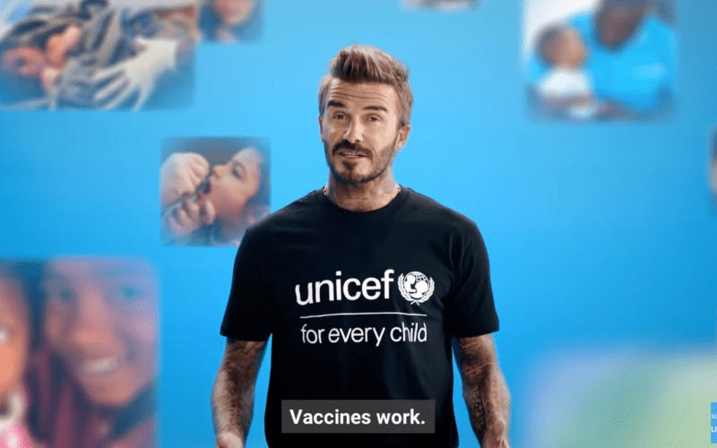 UNICEF Goodwill Ambassador David Beckham leads global vaccination drive_40.1