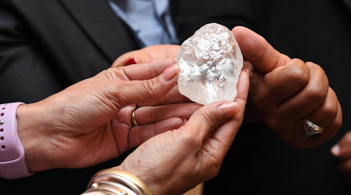 World's Third-Largest Diamond Unearthed in Botswana | বোটসওয়ানাতে বিশ্বের তৃতীয় বৃহত্তম হীরার সন্ধান পাওয়া গেল_30.1