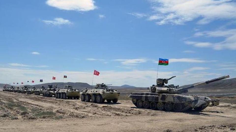 Turkey, Azerbaijan begin joint military drills in Baku I टर्की आणि अझरबैजान यांच्यादरम्यान बाकू येथे संयुक्त लष्करी सराव सुरु_30.1