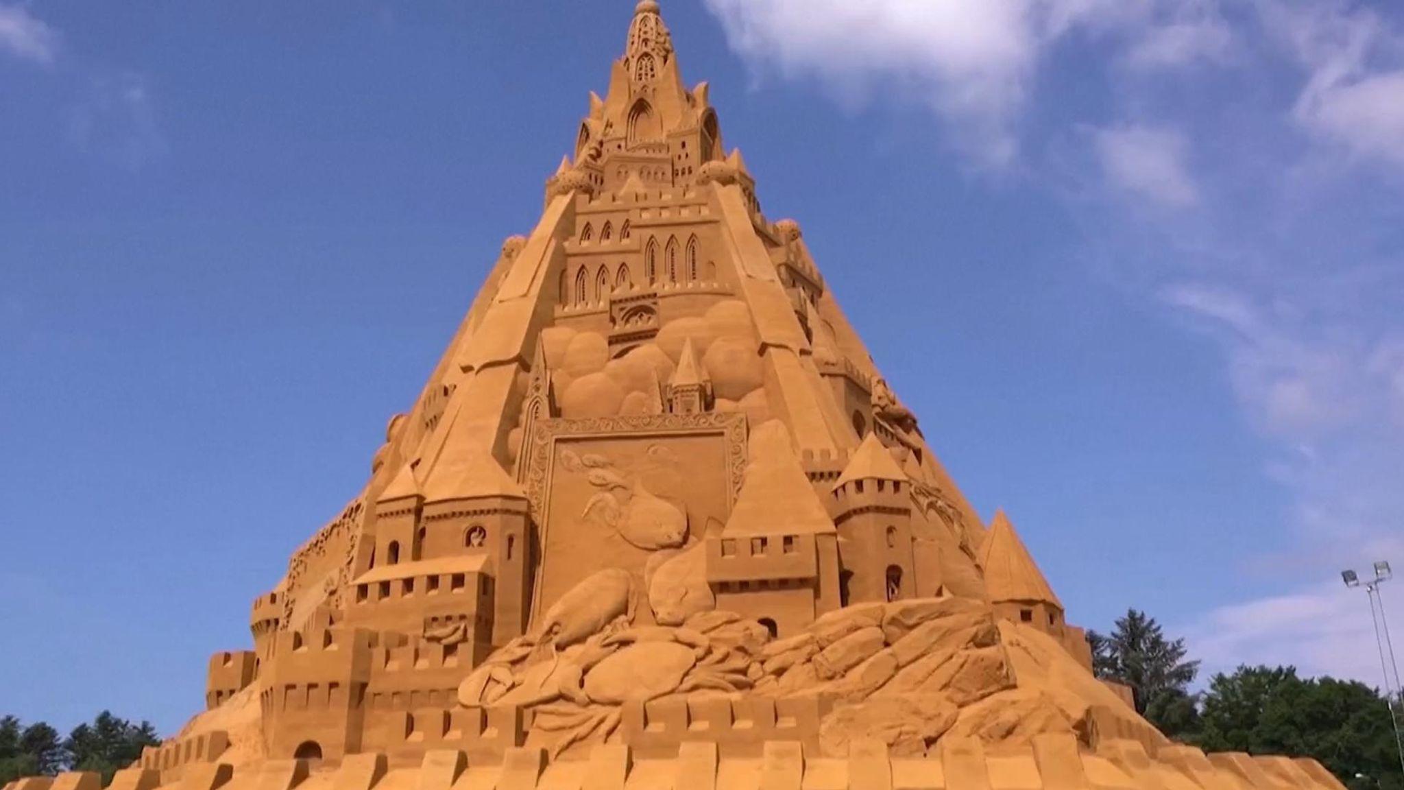 World's tallest sandcastle constructed in Denmark_30.1