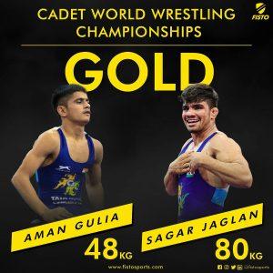Aman Gulia and Sagar Jaglan become cadet world champions_4.1