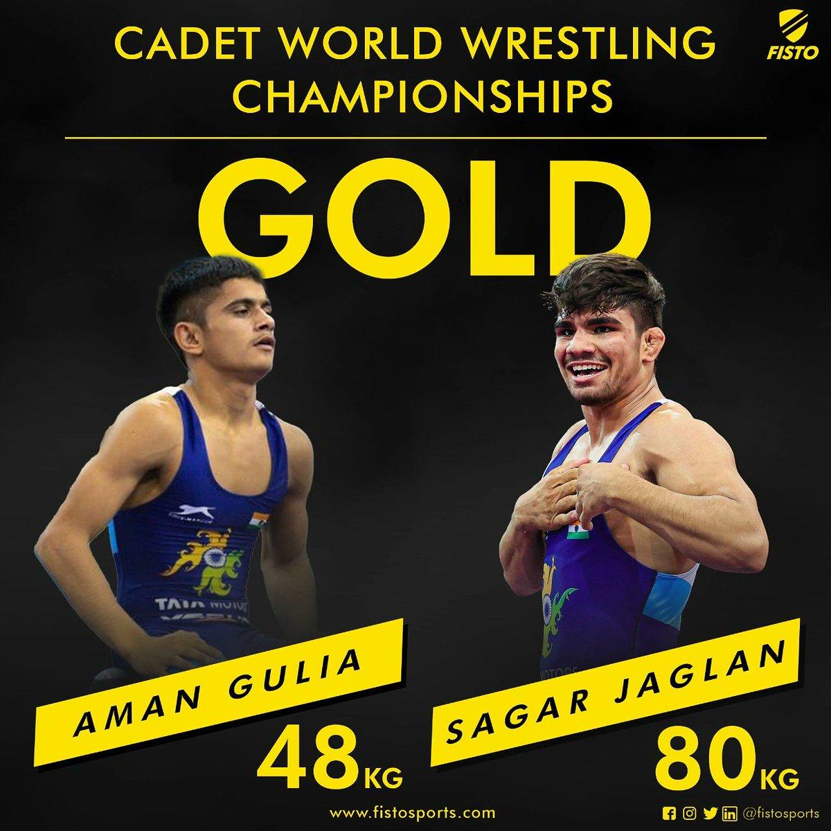 Aman Gulia and Sagar Jaglan become cadet world champions_40.1