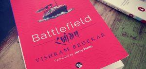 A book titled 'Battlefield' authored by Vishram Bedekar_4.1
