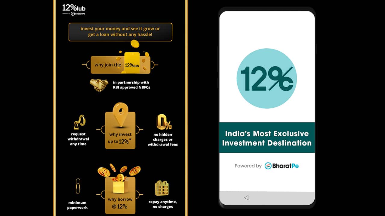 BharatPe launches P2P lending app '12% Club'_50.1