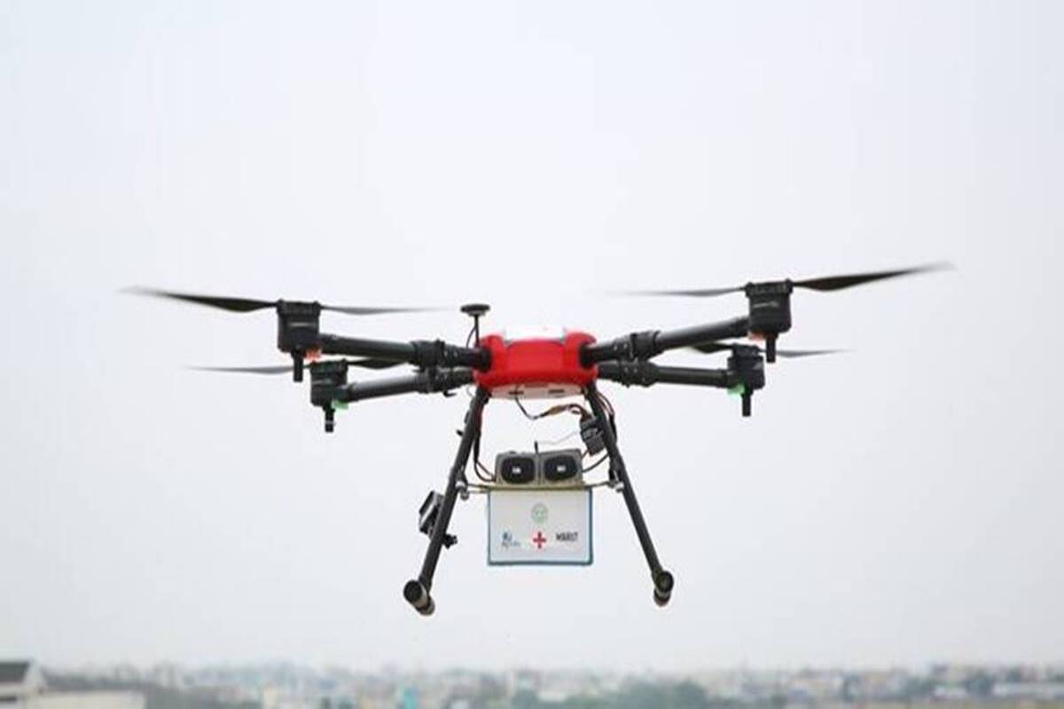 Centre launches ICMR's drone-based vaccine delivery model 'i-Drone'_50.1