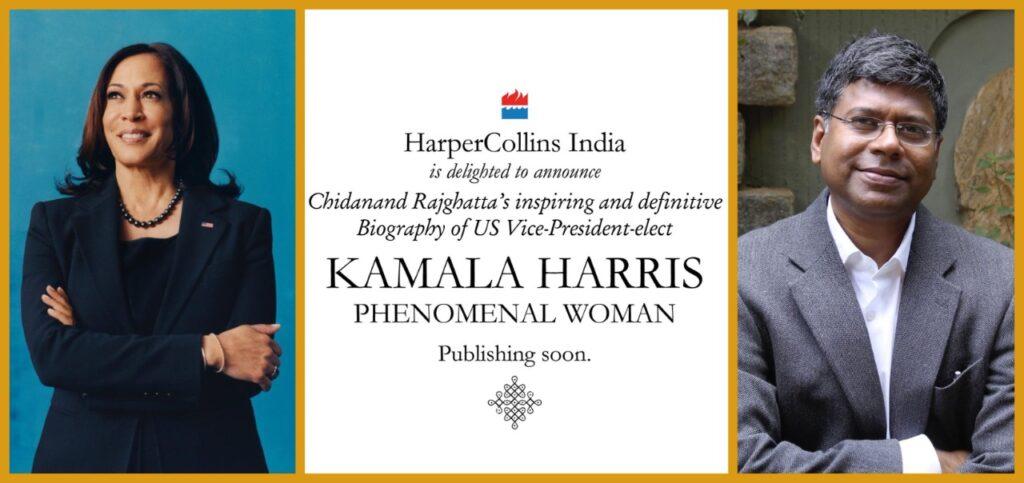 A new Book titled "Kamala Harris: Phenomenal Woman" by Chidanand Rajghatta_50.1