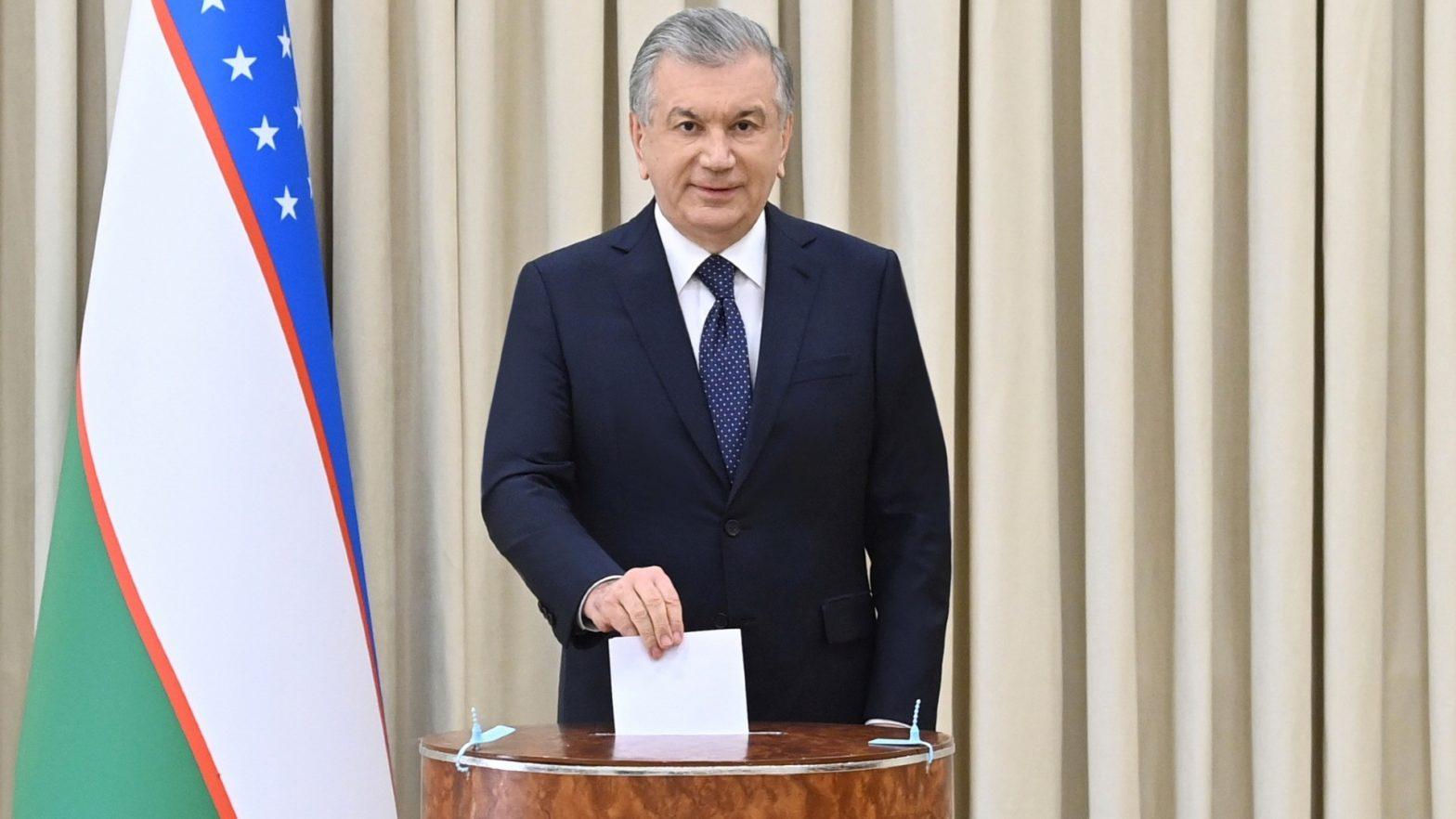 Shavkat Mirziyoyev re-elected as President of Uzbekistan