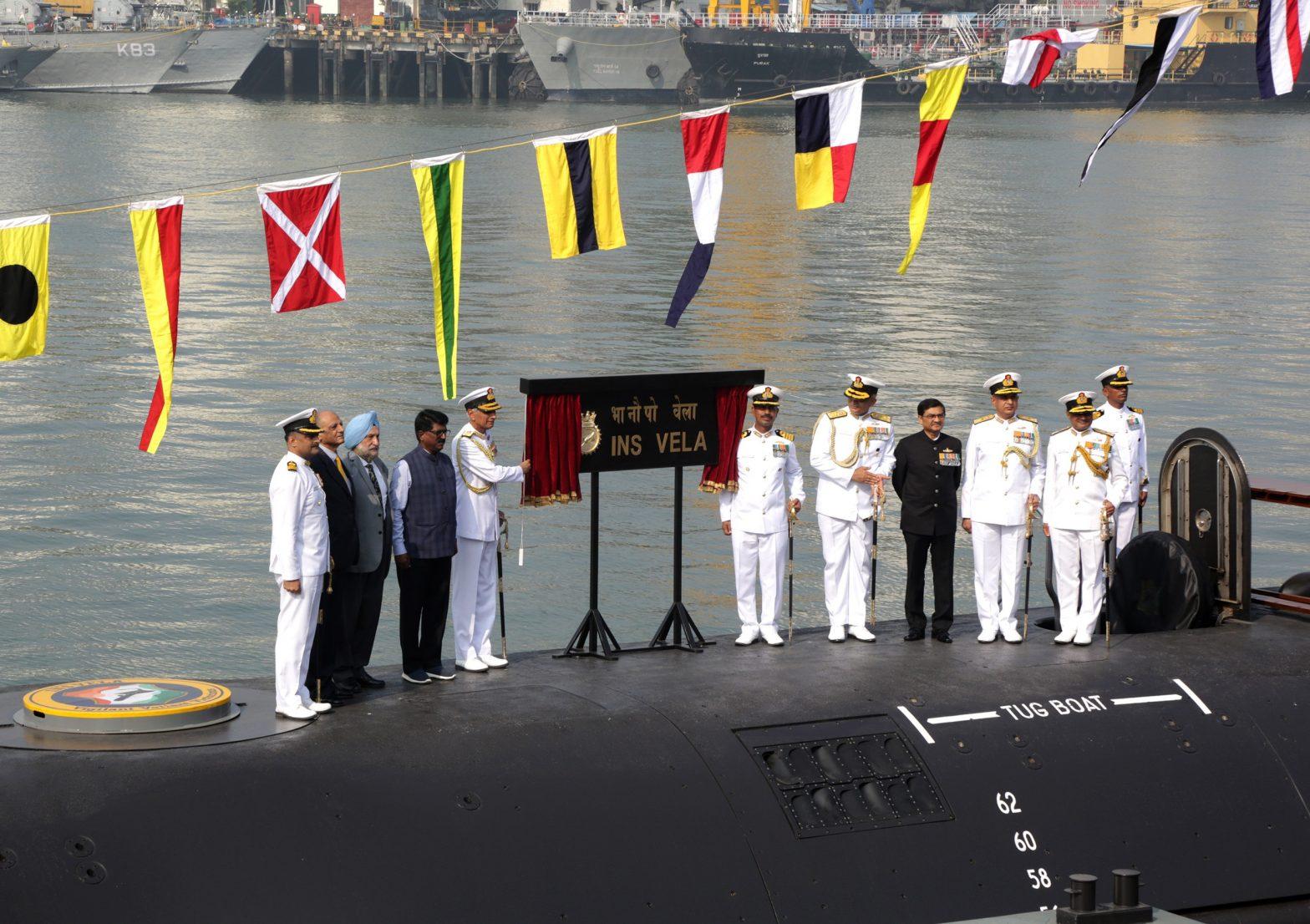 Indian Navy commissioned 4th Scorpene-class submarine INS Vela_40.1