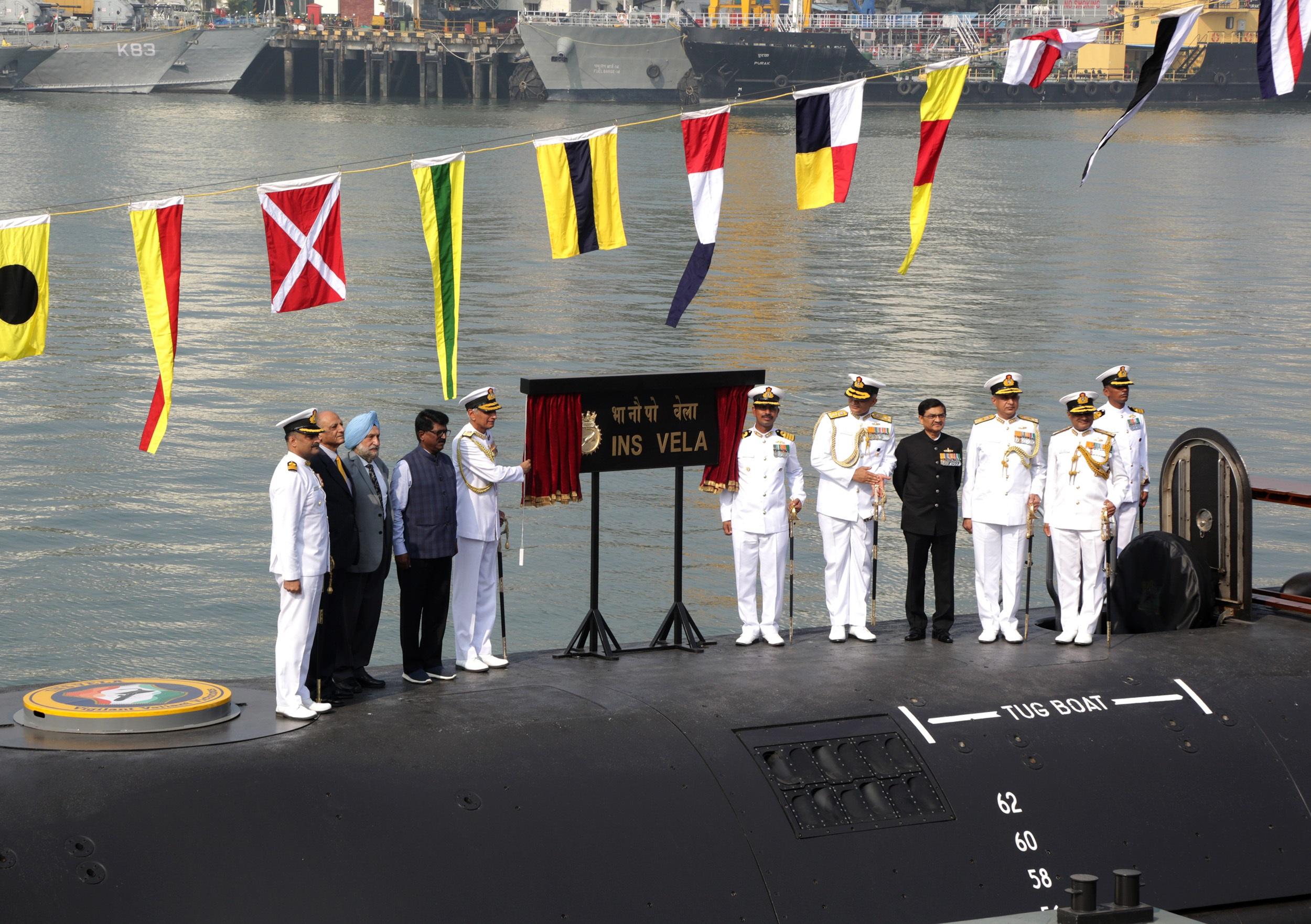 Indian Navy commissioned 4th Scorpene-class submarine INS Vela_50.1