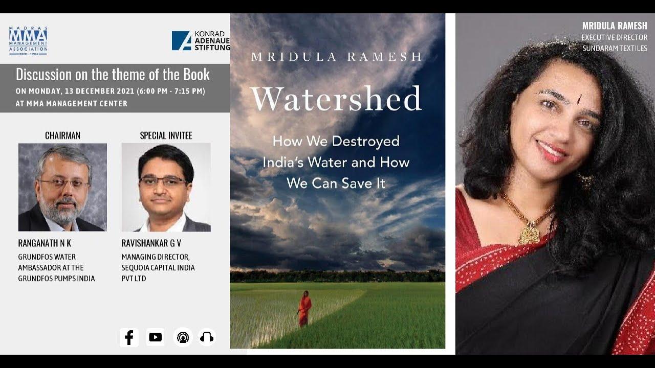 Watershed : Destroyed India's Water And How We Can Save Mriduala Ramesh_50.1