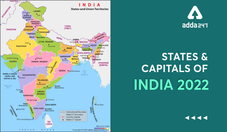 States and Capitals of India 2022: Now 28 states and 8 UTs_40.1