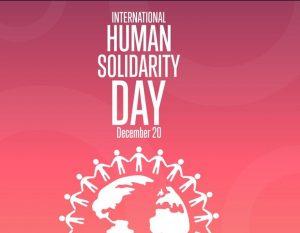 Human Solidarity Day : International Human Solidarity Day : 20 December_40.1