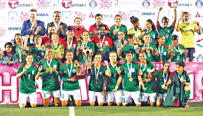 SAFF U 19 Women's Championship: Bangladesh defeat India_40.1